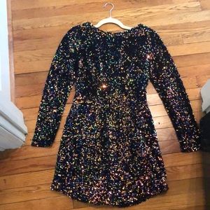 Fun, multicolored sequined dress!
